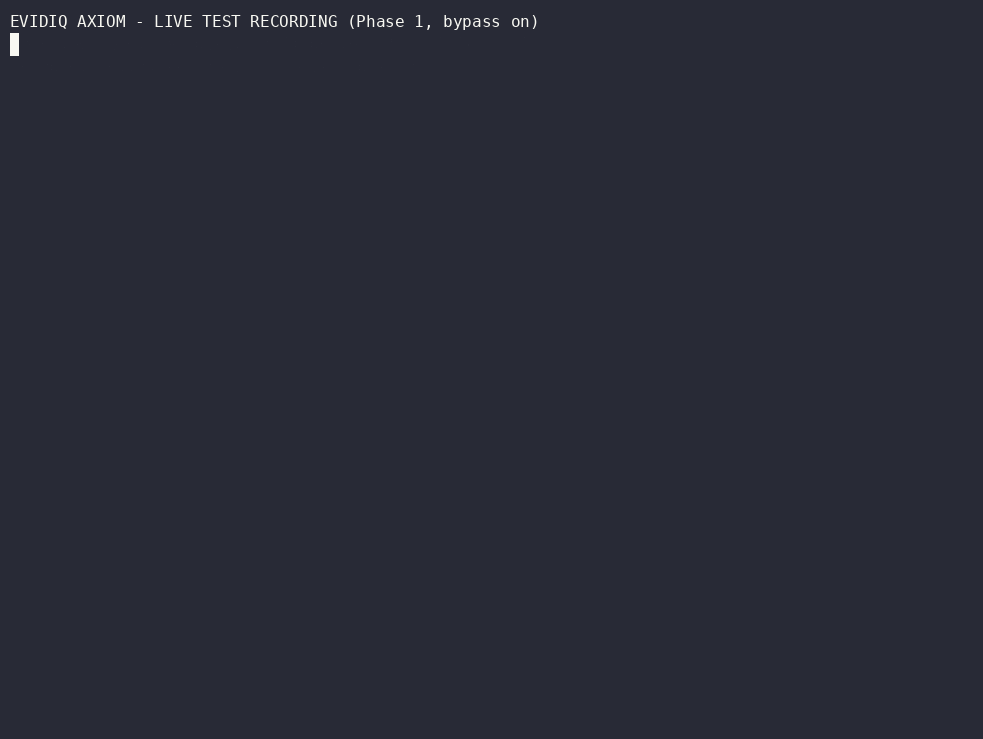 EVIDIQ Signet recorded OpenClaw run — all 10 tools verified